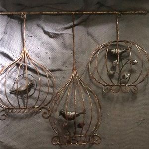 birds in a cage wall decoration